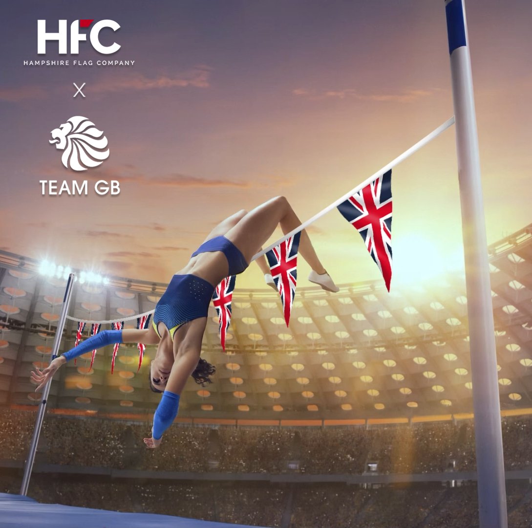 🇬🇧 Proud to be Team GB's official flag supplier for Paris 2024!  We're providing branded flags, handwavers, bunting &amp; the iconic Union Jacks held by our Olympians!  #TheRoadToParis starts now!   

hampshireflag.co.uk/featured-event…… #TeamGB #Paris2024 #Olympics #UnionJack