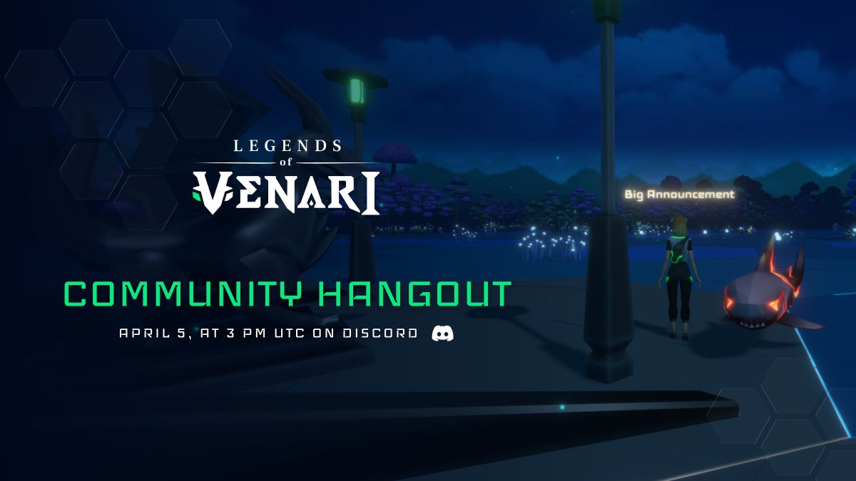 LegendsOfVenari's tweet image. Get ready for some big announcements! 🐺

Mark your calendars for April 5th and join us on Discord for a community hangout. 

By participating, you'll have a chance to access our upcoming playtest. 👀