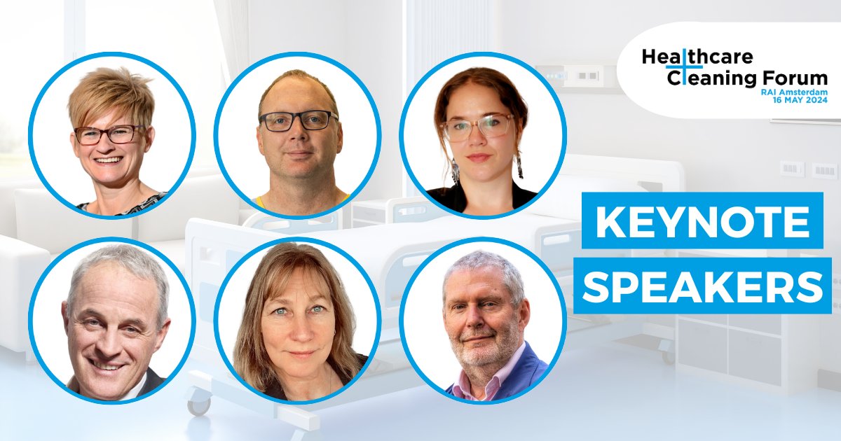 The keynote speakers of Healthcare Cleaning Forum have been announced! Our keynote speakers are set to deliver captivating sessions and, sharing their expertise in healthcare hygiene and infection prevention. Find the whole programme on our website: bit.ly/4aprQx8