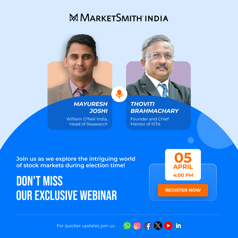Join us as we explore the intriguing world of stock markets during election time! Don't miss our exclusive webinar on April 5, 2024, at 4 pm, featuring @mayureshm_joshi and @brahmachary, as they unravel insights you won't want to miss. Register Here: us02web.zoom.us/meeting/regist…