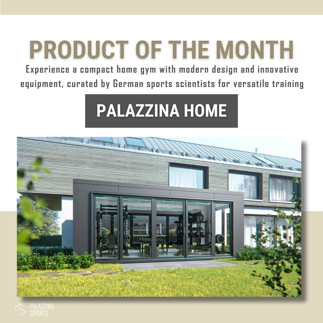 🌟 Elevate your home fitness game with our Product of the Month: Palazzina Home! Crafted by German sports scientists, this compact gym boasts modern design, innovative equipment, and expert curation for a top-tier training experience. #Palazzinasports #homefitness #HomeGym