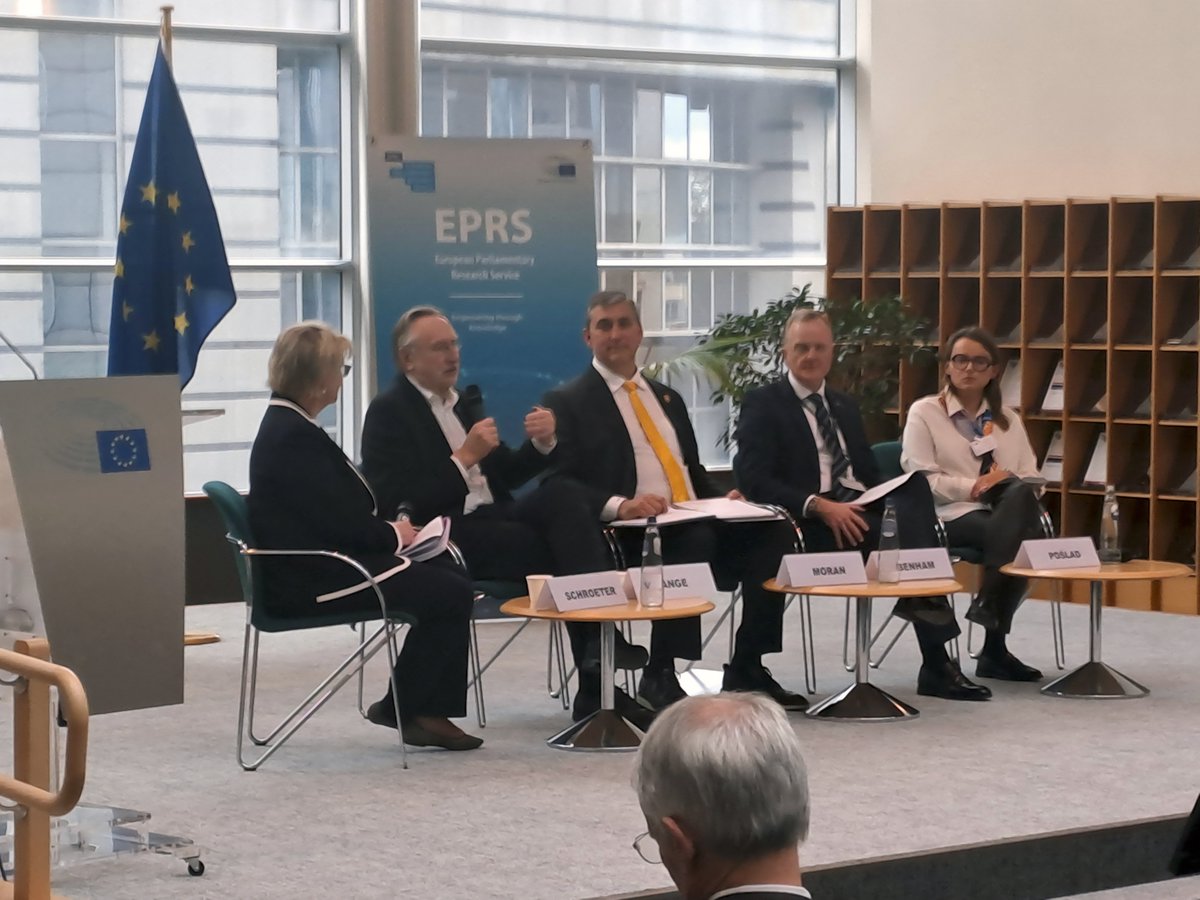 #TAW24 "Economy &amp; Trade" with Panel members Lisa Schroeter (Dow Chemical Company), Bernd Lange MEP, US Congressman Nathaniel Moran, Liam Benham (Boeing International and AmCham EU), and Marta Poślad (Google)