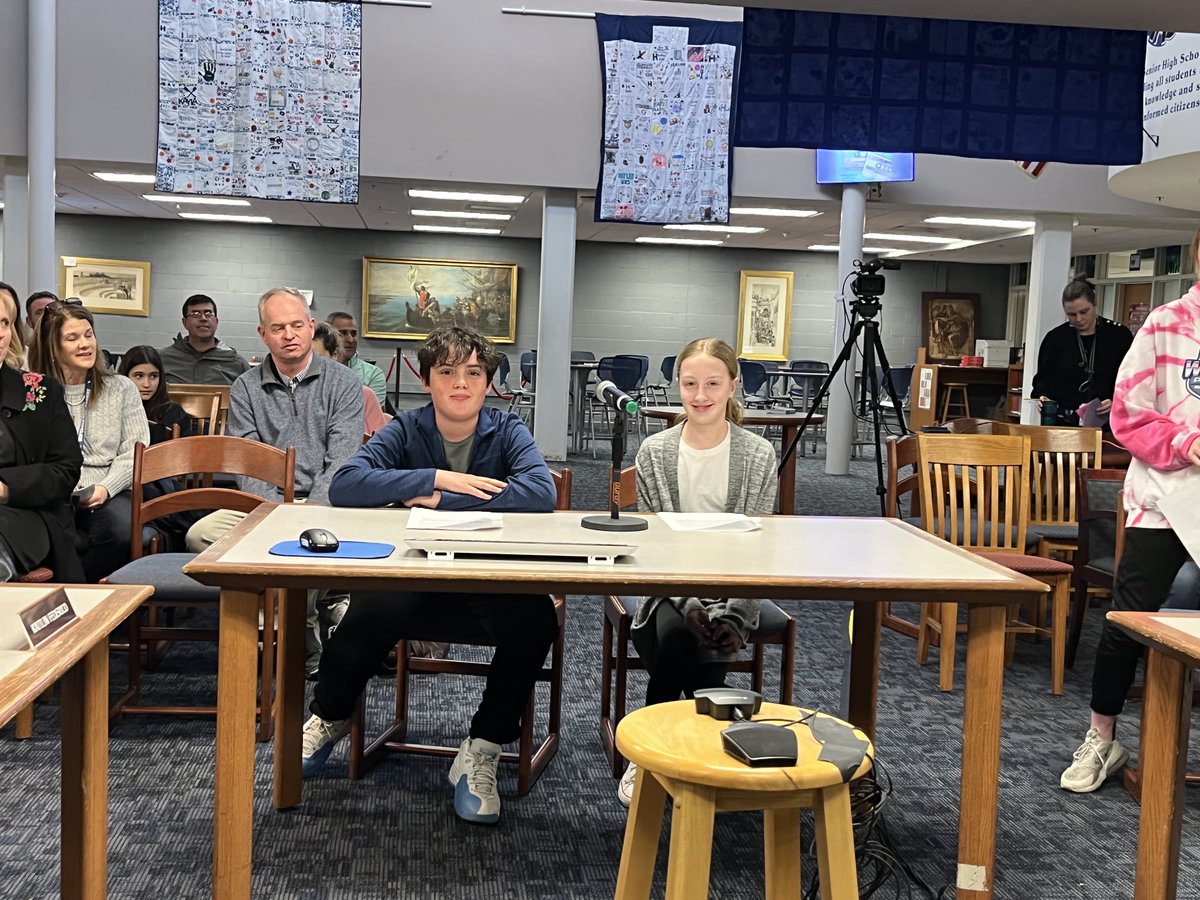Proud Superintendent listening to our sixth grade leaders present at School Committee last night…poised and well-spoken, we enjoyed having you! ⁦<a href="/RRICKMemorial/">BMiller</a>⁩ ⁦<a href="/HopedaleSC/">Hopedale School Committee</a>⁩ ⁦<a href="/HopedaleMES/">Hopedale MES</a>⁩