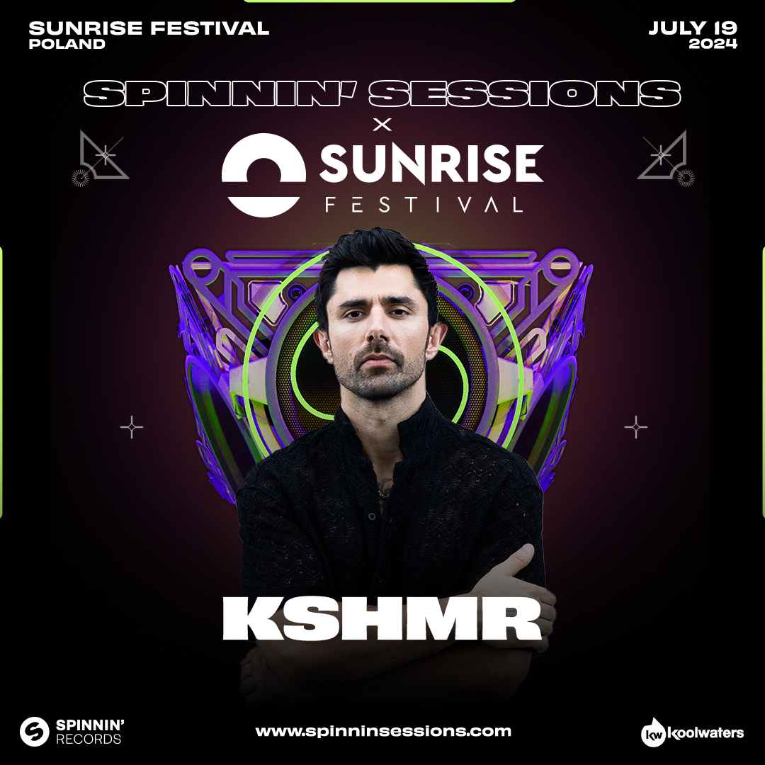 Come party with the legendary @KSHMRmusic at Spinnin' Sessions x Sunrise Festival stage takeover on JULY 19, 2024 🌅 🎟 Grab your tickets now! bilety.sunrisefestival.pl