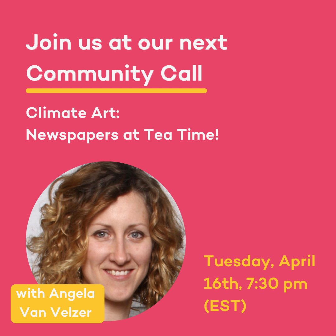 Unleash your inner artist! 🧑‍🎨 🎨 Join us for our next Community Call, where artist Angela Van Velzer will lead us through a climate art project. 👀 Register and learn more here: sites.google.com/projectneutral…
