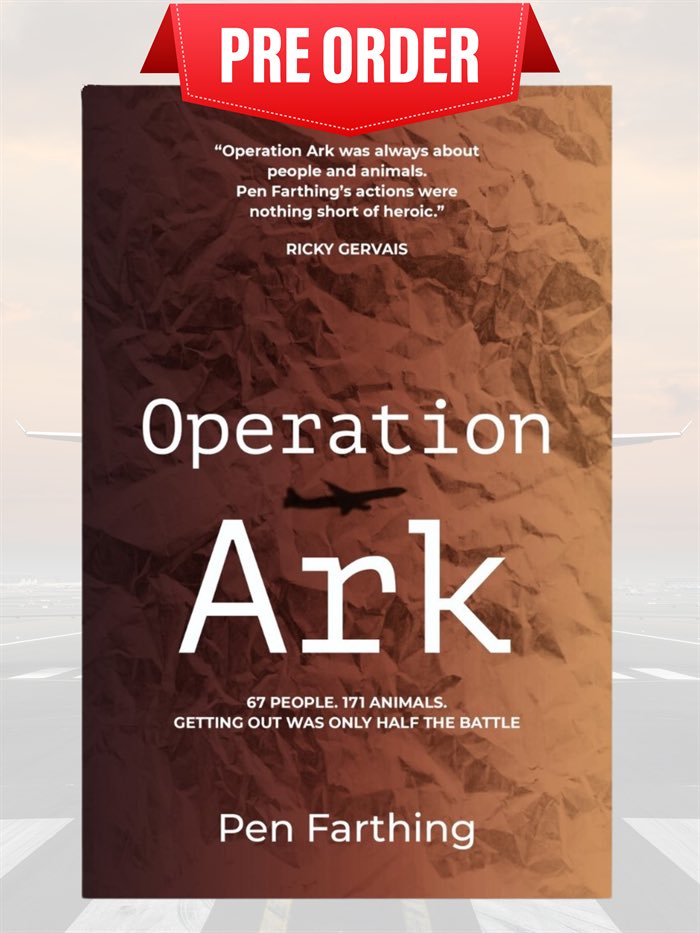 You can pre-order #OperationArk today! Direct from the @Nowzad online store! It’s been an emotional roller coaster during the writing process but I am super proud of the result with @ClaretPress 😃 and thank you @rickygervais for the top quote! 🙏🏼 nowzad.com/store/product/…