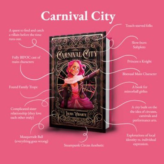 Steampunk CARAVAL X SIX OF CROWS🎯🎡🎪

The princesses of a city built on the idea of carnivals must work together to find the identity of a terrorist only known as The Clown King, with the help of a magician, a knight and a ballerina.

 #questpit #F #NA #M #unagented