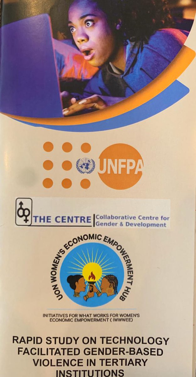 Join the launch of the Rapid Study on Tech-facilitatied Gender-Based Violence in Higher Learning Institutions by the Women’s Economic Empowerment Hub at the University of Nairobi & the Collaborative Centre for Gender & Development with support from @UNFPA #UNFPAYAPKe #SafeSpaces