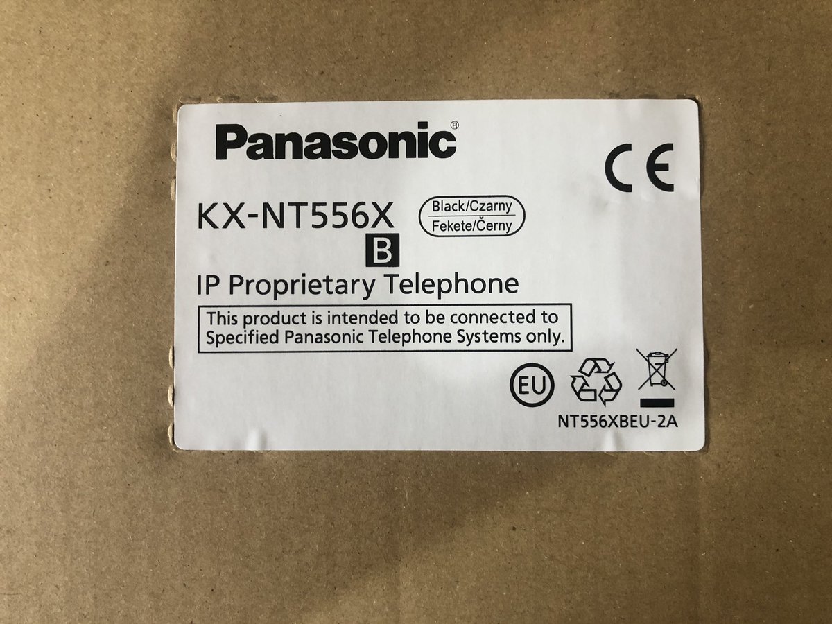 Brand new and boxed Panasonic KX-NT 556 IP telephones … back in stock 🙌😎 #panasonic #iptelephone