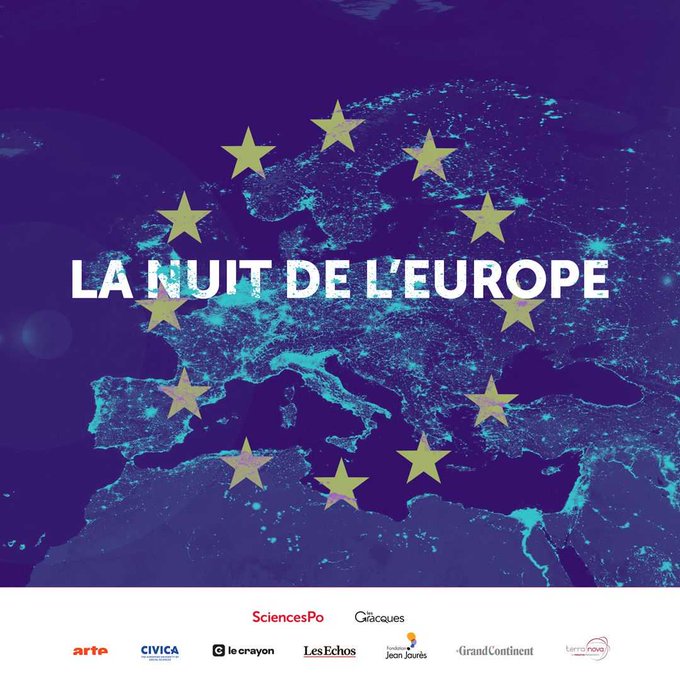 🇪🇺 [ EVENEMENT ] La Nuit de l'#Europe c'est ce jeudi 4 avril à @sciencespo ! 🔴Avant des élections cruciales pour l'avenir de l'UE, @_Terra_Nova est partenaire d'une soirée qui réunira des personnalités et des think tanks de tout le continent Programme ➡️sciencespo.fr/fr/evenements/…