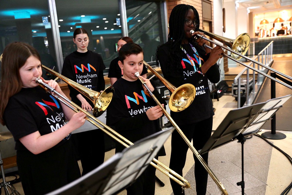 It was great to have @NewhamMusic bring some tunes to #NEU2024. The @NEUnion is proud to support of @MusicForYouth and all the work they do to give young people free access to life-changing opportunities through music.