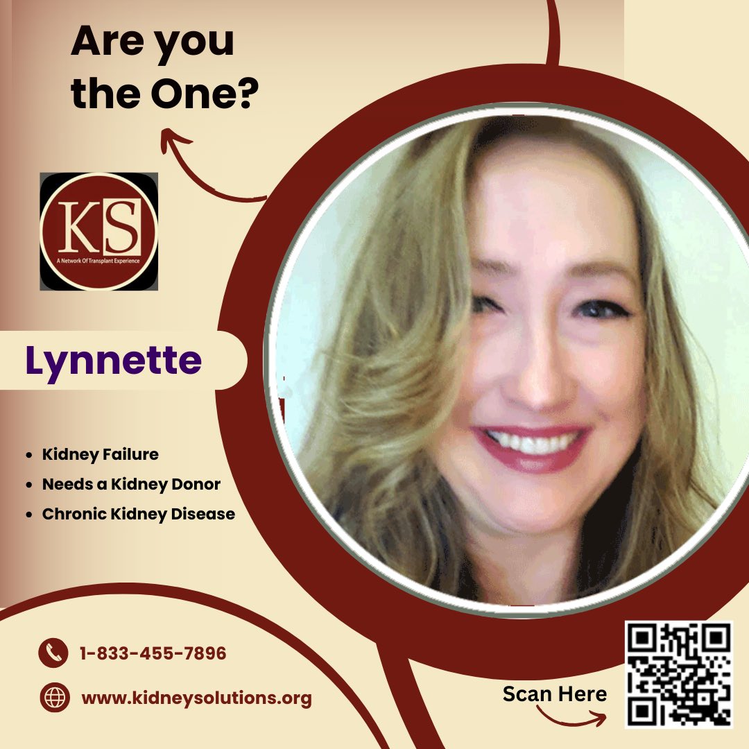 k_solutions_org's tweet photo. My name is Lynette Land and I'm currently in kidney failure. I want to live and continue to be a part of my family and friends’ lives and continue with advocacy work. ☎️1-833-455-7896 https://t.co/rVmCbECnMU #shareyourspare #kidneydonorneeded #chicago #illinois #kidneysolutions https://t.co/dZkEilXtac