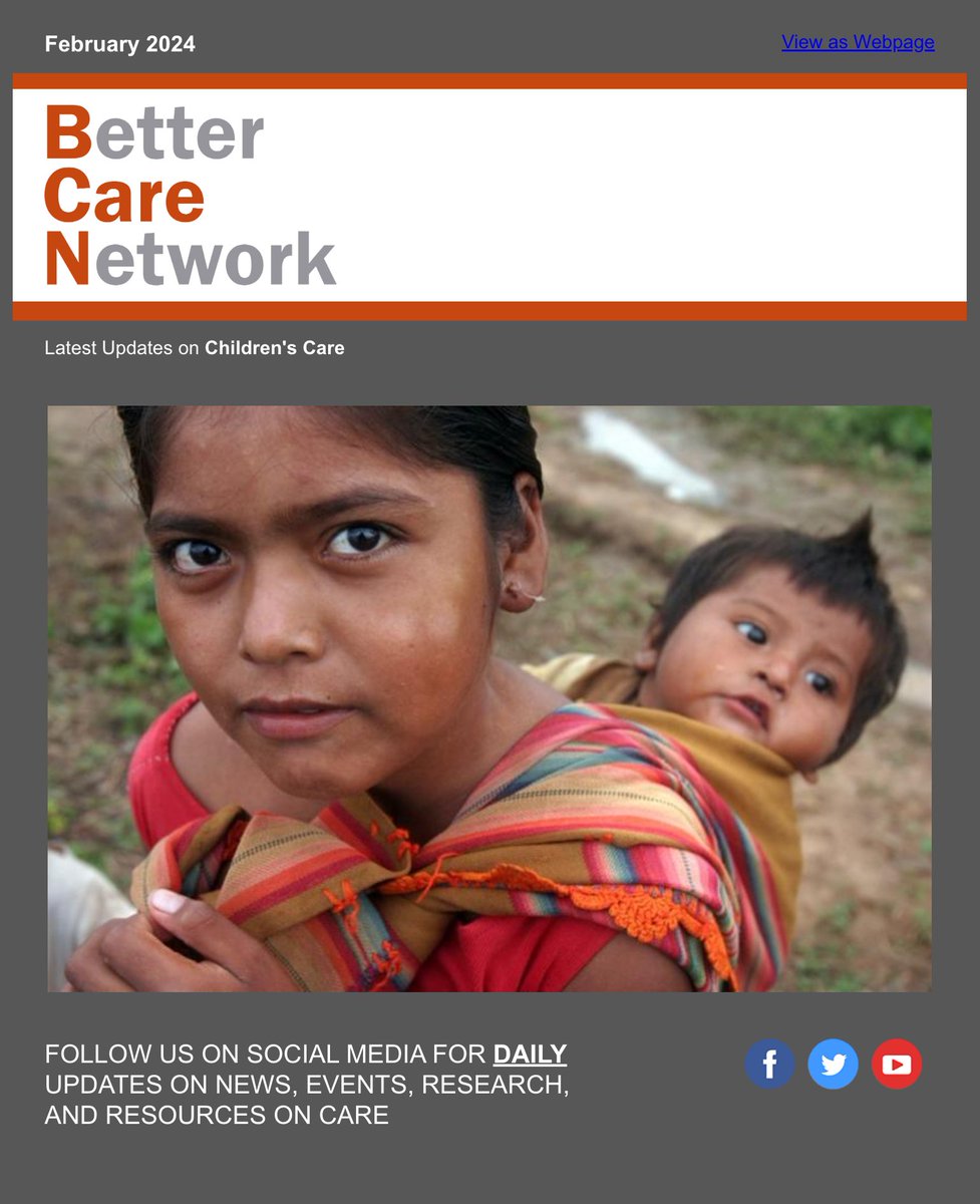 📚 New BCN Newsletter: See a study on a child's right 2 family life when placed in public care + new brief with guidance & recommendations to transition individual residential care services + ‘how-to’ guide on developing an investment case for care reform: bit.ly/BCNFeb2024NL