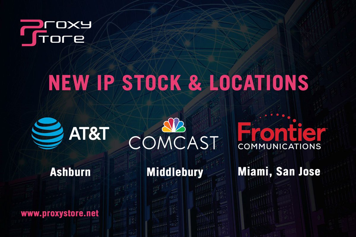 proxystorenet's tweet image. 🌐 Exciting News from ProxyStore! 🌐

🔥 NEW Static ISP Plans Available! 🔥🌍 Explore Fresh IPs &amp;amp; New Locations Today! 🌍
proxystore.net/isp-proxies

*Daily Live Chat Support 10 AM to 10 PM GMT*
*Crypto payment supported*

proxystore.net

#proxy #isp #residential