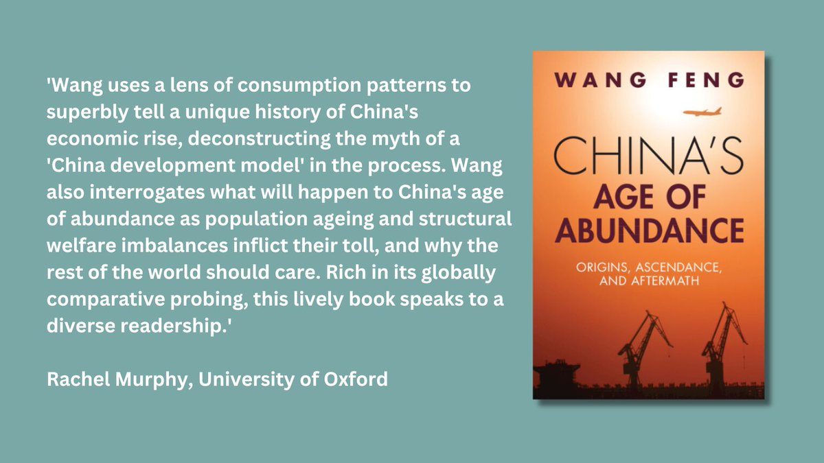 New books 3/5 China's Age of Abundance By @fwanguci cambridgebookshop.co.uk/products/china…