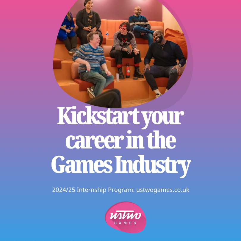 The ustwo games internship program is back for 2024/25 with vacancies in both QA and Programming! 🚀

Dive into the world of game development and gain meaningful experience to kickstart your career.✨

➡️Learn more and apply now: ustwogames.co.uk/internships/