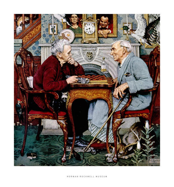 First published #OnThisDay for the April 3, 1943 + 1948 covers of The Saturday Evening Post are Norman Rockwell's paintings, 'April Fool.' Are you able to spot all 100 oddities within both of these paintings? saturdayeveningpost.com/2010/09/rockwe…