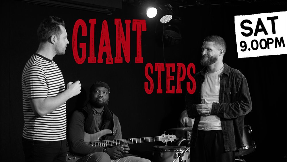 🎸 GIANT STEPS 🎸

Giant Steps is a famous John Coltrane track. It is also the name of an improv show in which top UK improvisers perform with a band of top jazz musicians, in which they seek to inspire one another into leaps of comedy and creativity.

🎟️ thefreeassociation.co.uk/fashowslist/gi…