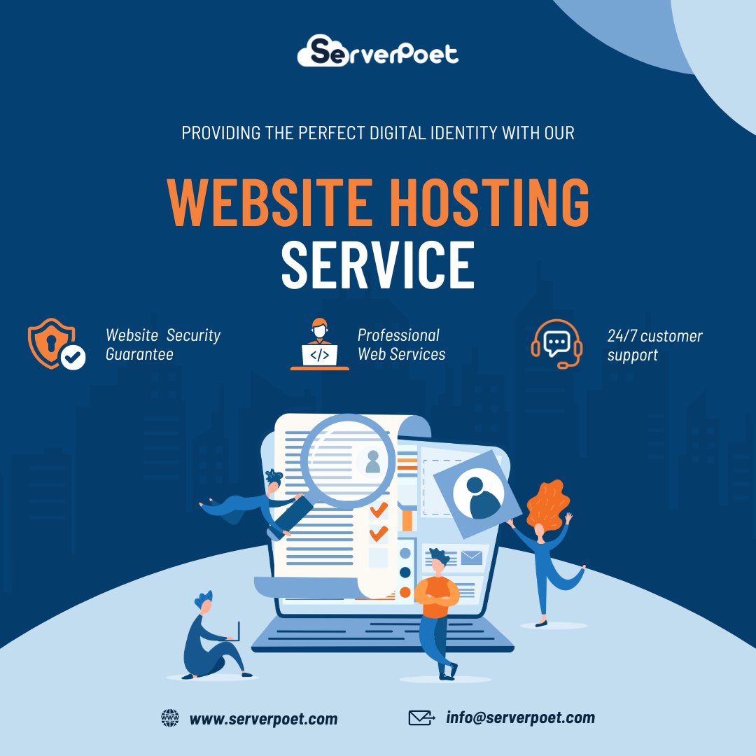 ServerPoet's tweet image. Need a hosting solution that grows with your business? Look no further than ServerPoet. Our scalable web hosting services are designed to accommodate your evolving needs

#webhostingservices #serversupport #webhosting #servermanagemnet #webhostingprovider #pratapnagar #jaipur