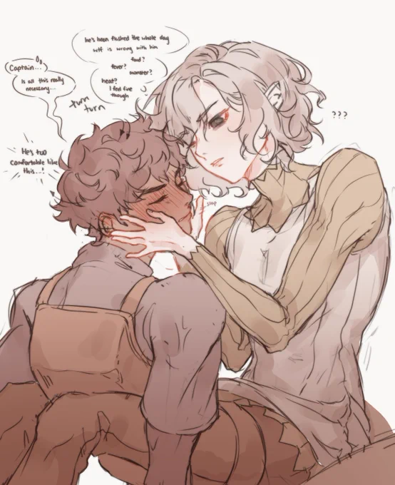 kabru is not injured at all he's just flustered (kabumisu) 