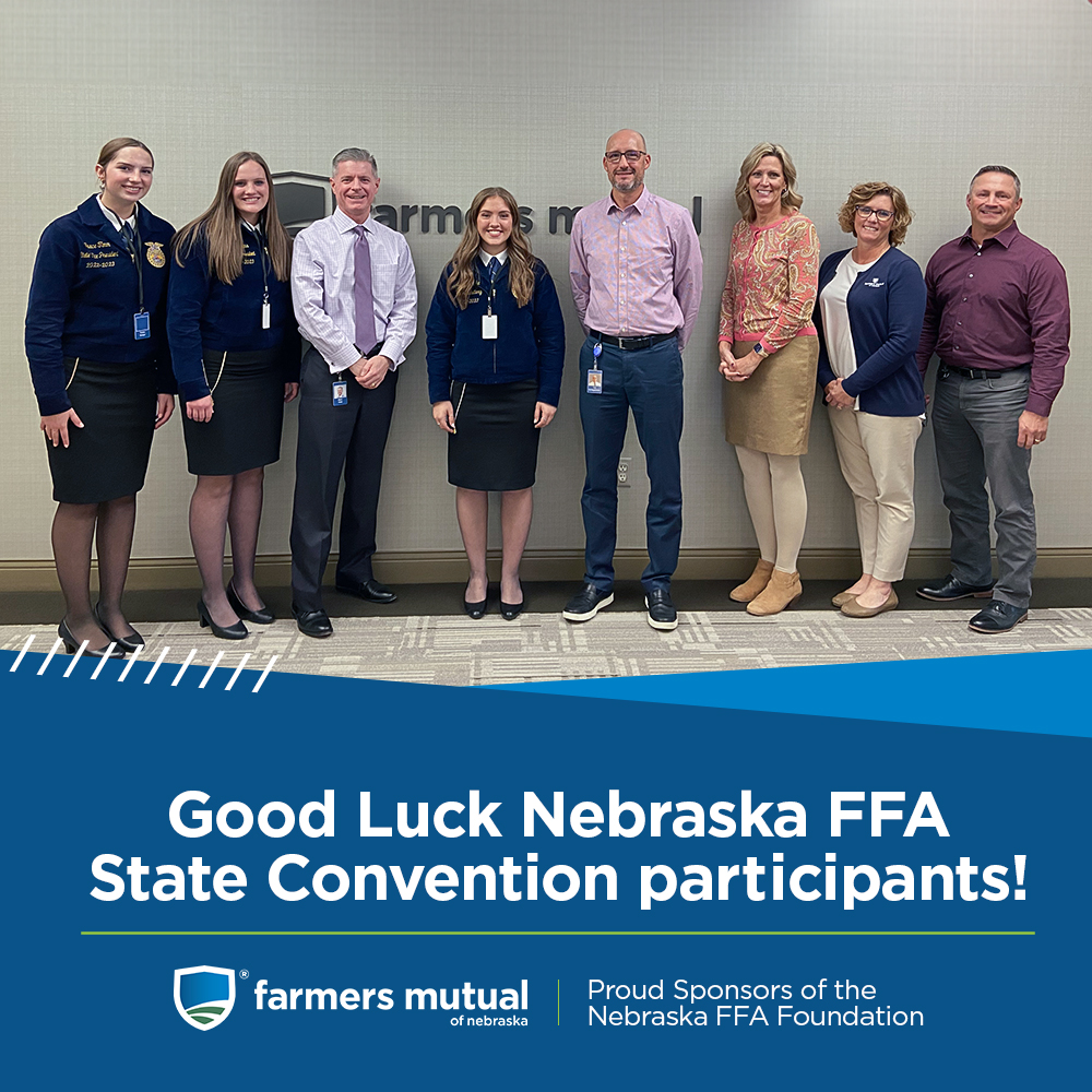 Ag education takes center stage this week during the Nebraska FFA State Convention in Lincoln, NE! As a proud sponsor of the @NEFFAFoundation, we’re pleased to back their efforts preparing future leaders and innovators in the communities we call “home.” #NebraskaFFA #NEFFA