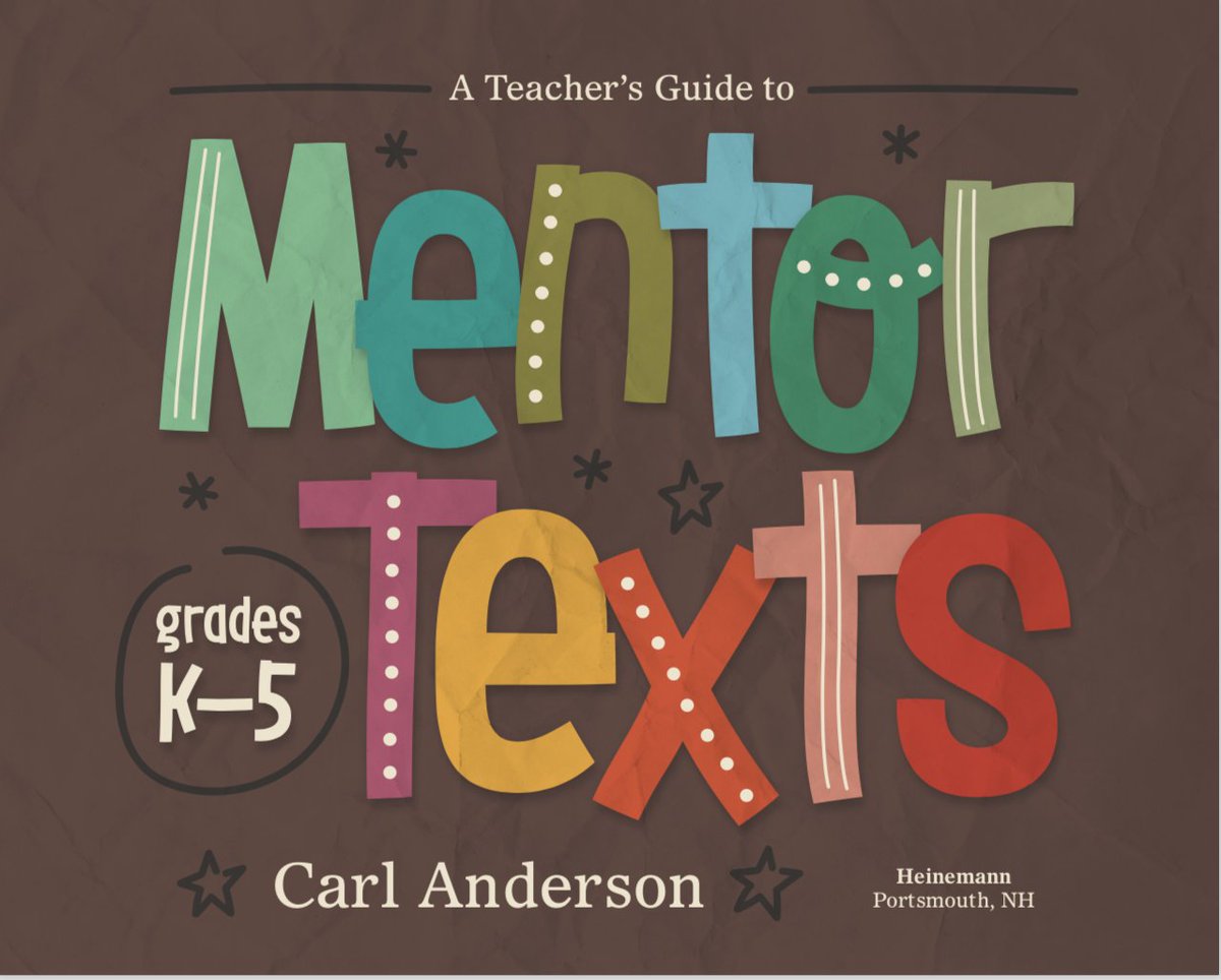 When we point out what students have done in their writing that's like what an author did in a mentor text, we lift them up and build their confidence as writers. This is one of my favorite conferring moves! More: heinemann.com/products/e1328… @HeinemannPub