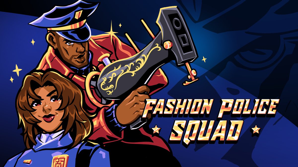 Fashion Police Squad is part of Humble Choice for April!

Grab your Tailormade Sewing Machine &amp; Belt of Justice! We have fashion crimes in progress all over Trendopolis, from saggy pants to loose suits! It's time to make fashion fabulous again!

Join here: humblebundle.com/membership/apr…