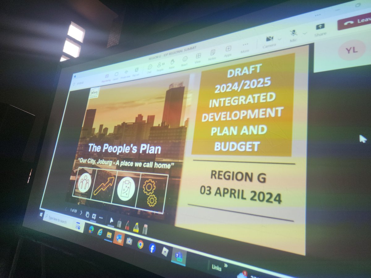 JoburgSpeaker's tweet photo. Region G, Finetown Integrated Development Plan meeting is currently underway.
#yourinput #yourjoburg #yourIDP https://t.co/6iKHzurwF9