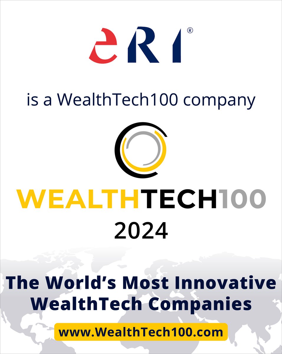 ERIbankingtech's tweet image. ERI is proud to be part of the #WealthTech100 for 2024. The list recognises the most innovative tech providers transforming the operations of investment firms, private banks and financial advisors.

#Privatebanking #wealthmanagement