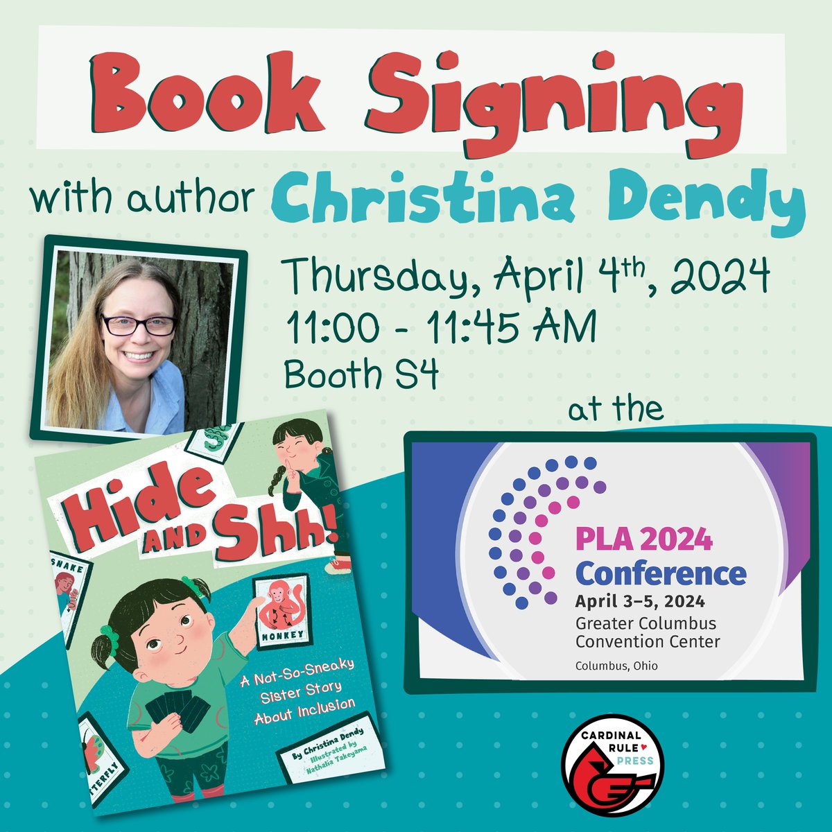 Excited to attend the @ALA_PLA conference in Columbus this Thursday! Come see me! #PLA2024