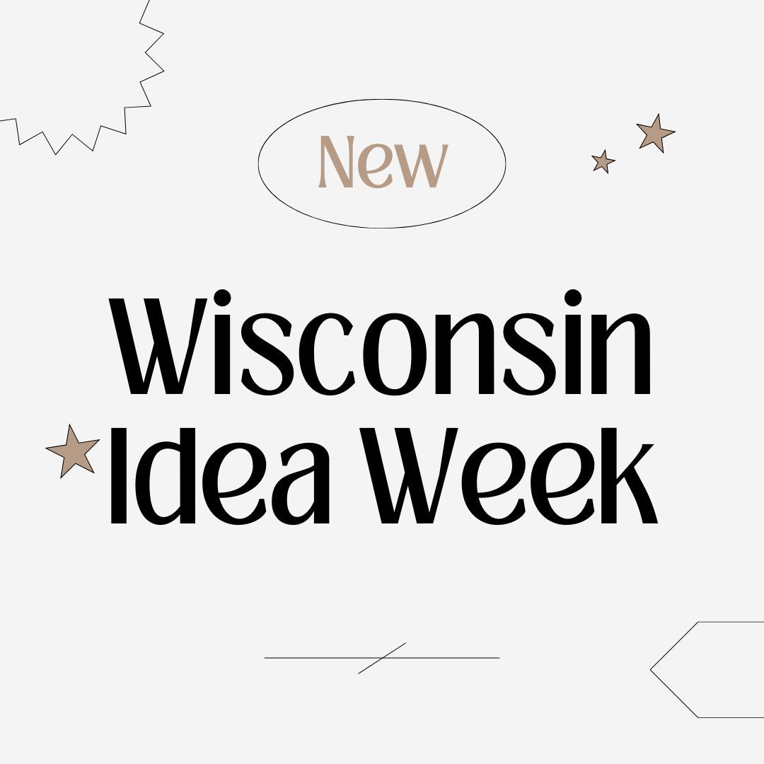From April 8 to 16, the Morgridge Center for Public Service and other campus and community collaborators will be hosting a week-long celebration of civic and community-engaged events during the first annual Wisconsin Idea Week. Details: buff.ly/3TfSLop