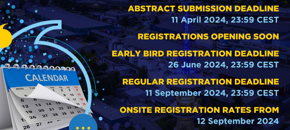 Don't let these important dates for #ESCP24 slip by! Mark them on your calendar now to ensure you don't miss out on any key milestones leading up to this year's conference. Find out more: i.mtr.cool/zvyoomwqvw #ColorectalSurgery #ColorectalSurgeon