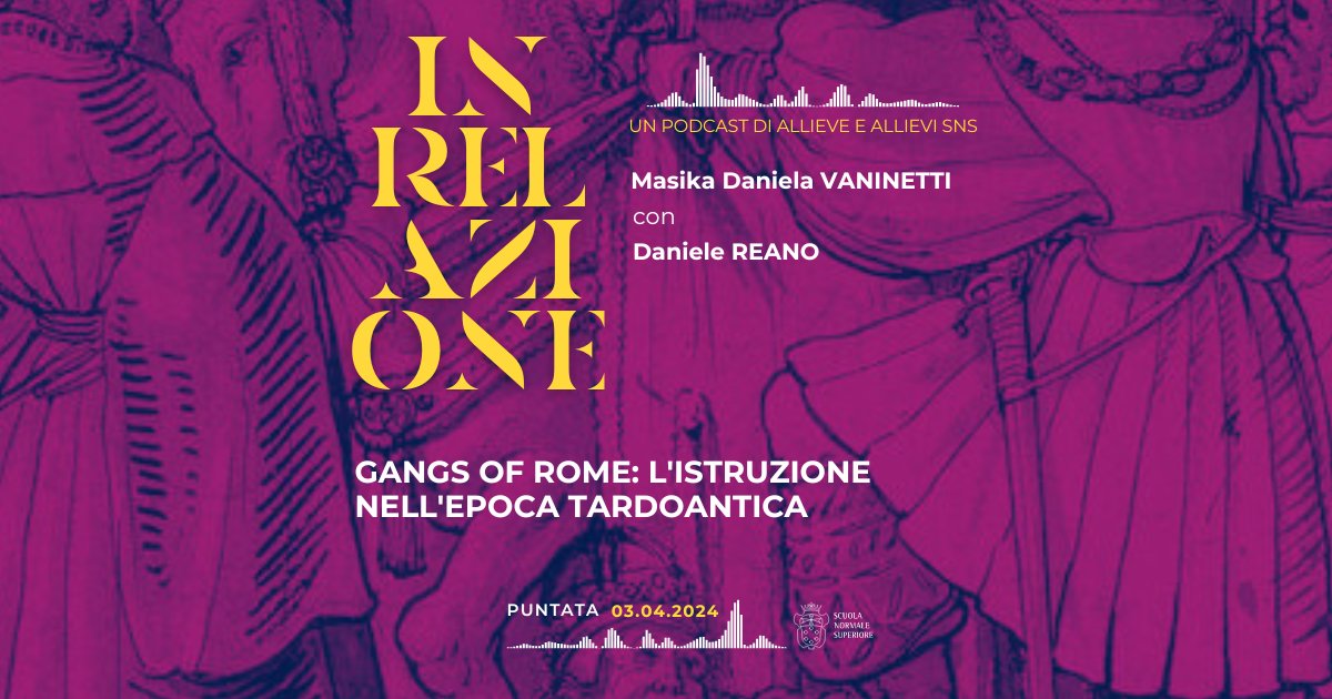 📌 Come funzionava la mobilità di studenti e docenti nel periodo tardoantico tra Impero Romano e Impero Sasanide? In che modo era organizzata l’istruzione? Quali erano gli interventi statali in campo educativo? Segui il podcast su 👉 podcasters.spotify.com/pod/show/scuol…