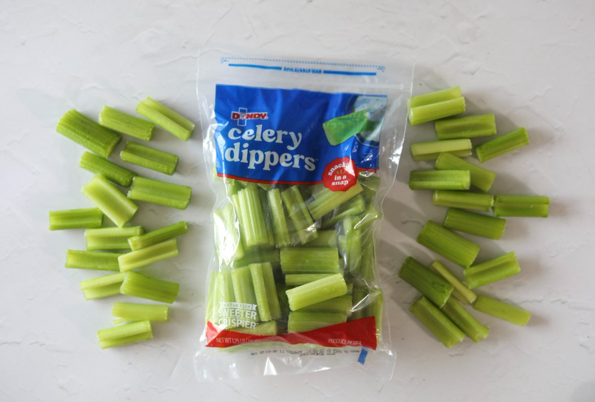 Our 2-inch celery dippers™ are pre-washed and ready to dunk into your favorite dips! Learn more about this product here! bit.ly/49fgk6T