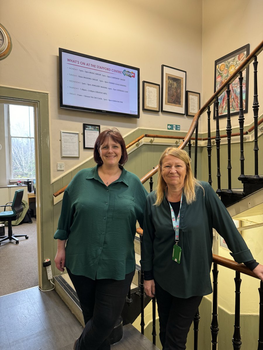 It was a pleasure to have @VicNicSNP visit our Stafford Centre in Edinburgh today. Councillor Vicky got to see the incredible work that happens within our central community mental health hub that delivers a range of services. Read more about our work 👉 changemh.org/edinburgh