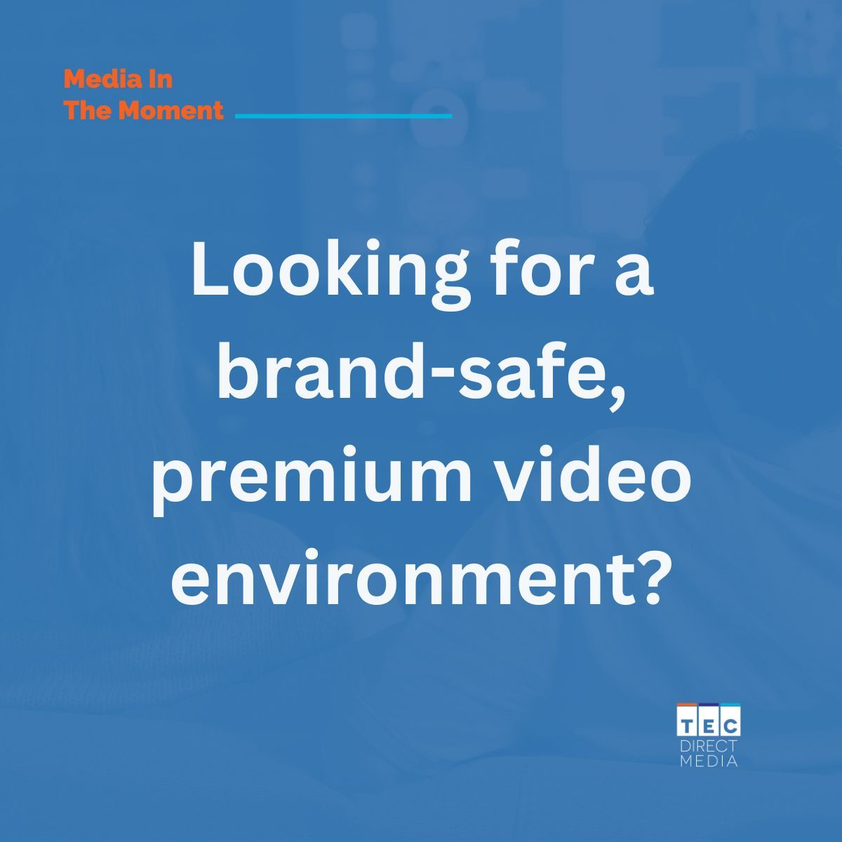 TECDirectMedia's tweet image. Connected TV provides a brand-safe, premium video environment. As cookies fade into the background, CTV emerges as a prime choice for advertisers, offering a logged-in, authenticated channel. Important to you, too?  Let&apos;s talk.
#ConnectedTV #VerifiedData #AdTech