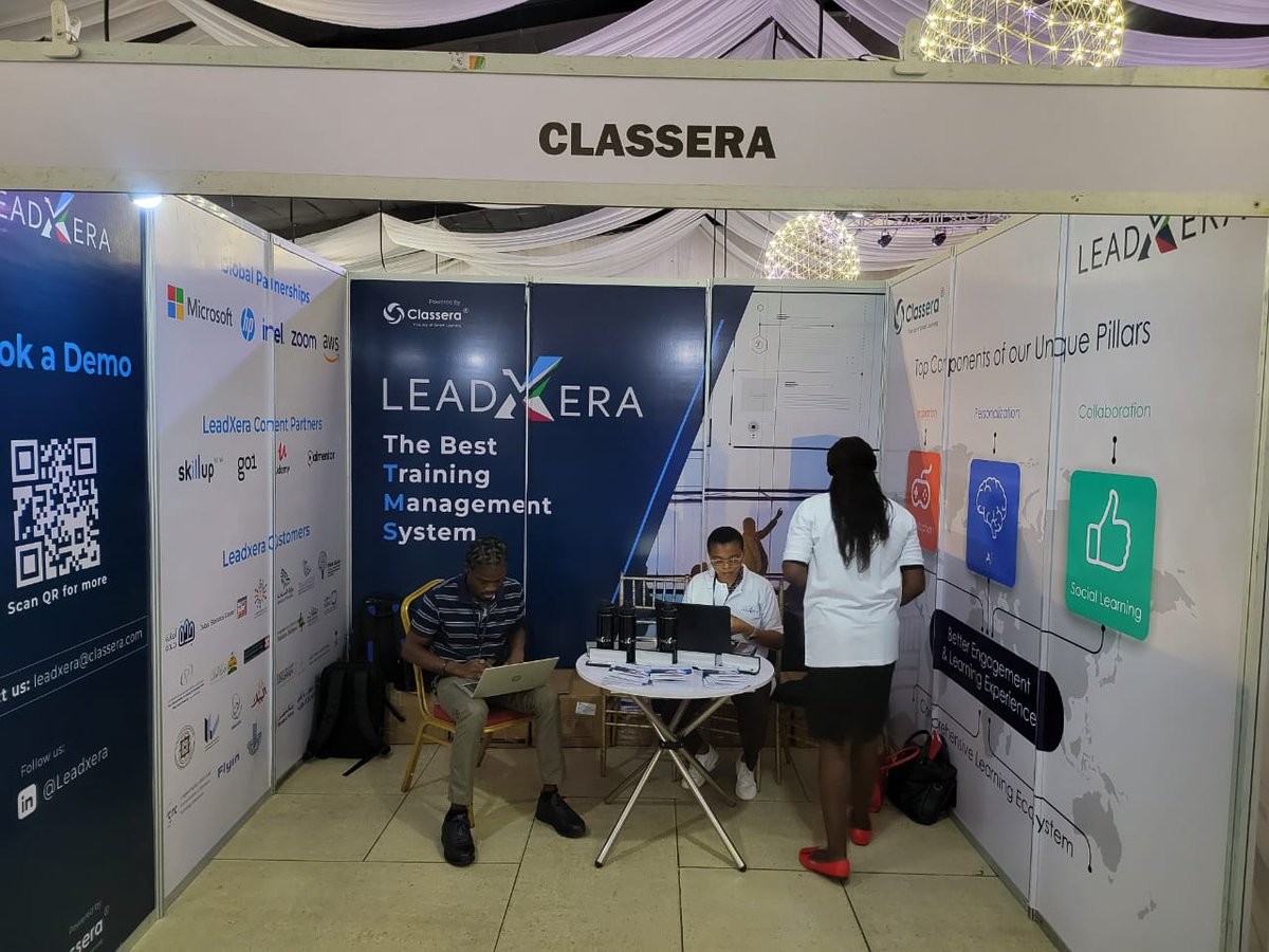 Happening now!! #Classera team at @HRExpoAfrica, the conference that sparks  transformational conversations and catalyzes the reawakening of the most  innovative minds, Professionals, Executives, Entrepreneurs, Thinkers,  policymakers, and HR leaders ...