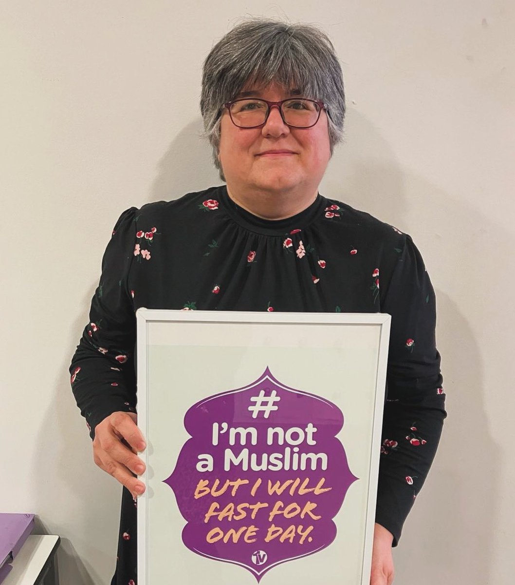 Sara Marriott @BCHS_uk is taking part in our #ImnotaMuslimbutIwillFastforoneday campaign. 
She states “I chose to fast this year to show solidarity to my muslim colleagues who I spend time with every lunchtime.“
#ramadan2024 #fasting