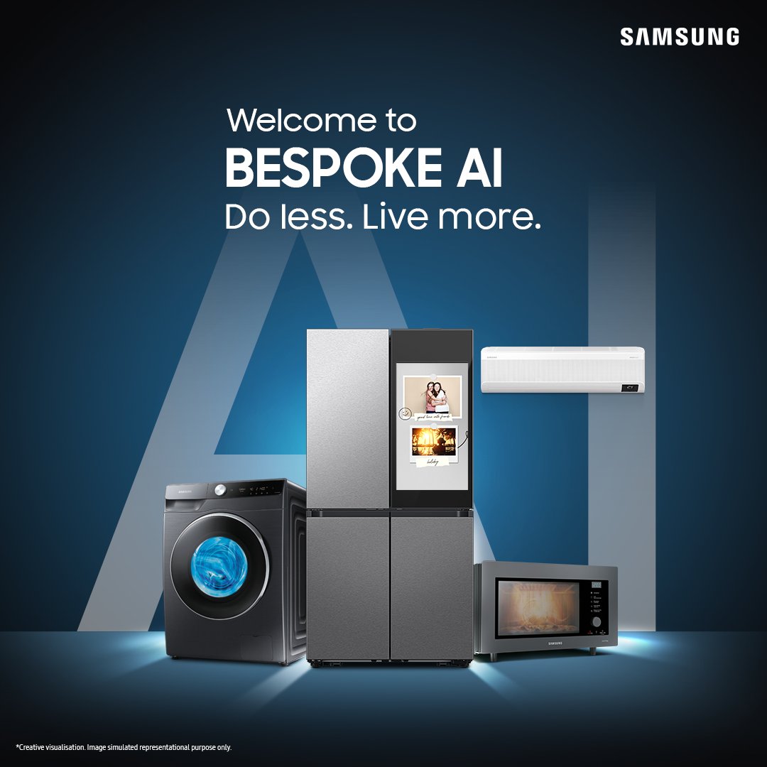 Bespoke AI is finally here and we could not be more excited! Get ready to #DoLessLiveMore. #BespokeAI #Samsung