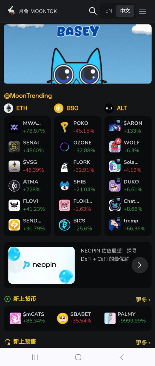 We are now famous on MOONTOK #baseythecat $basey