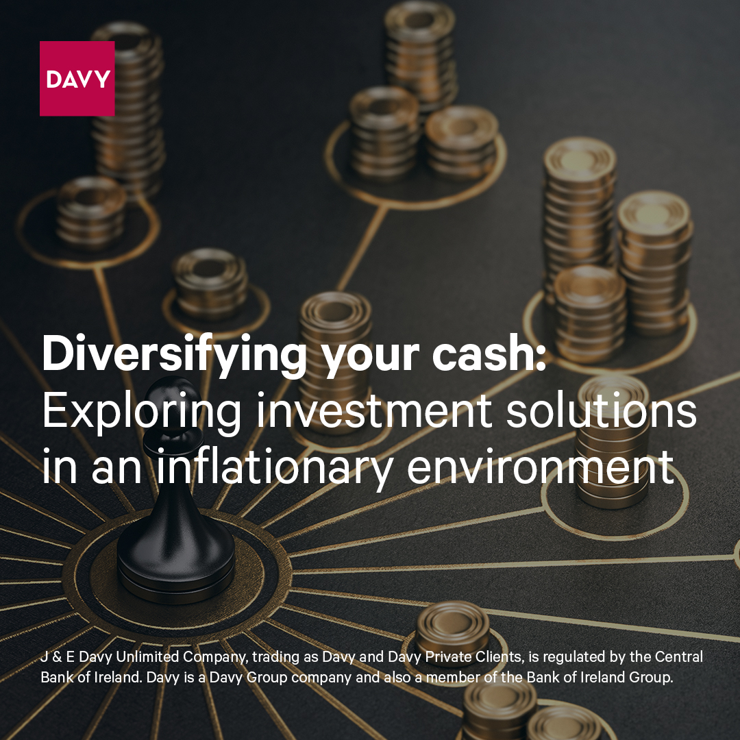 Depending on your investment horizon and liquidity needs, at Davy, we offer different solutions structured for you. Associate Director at Davy, Huong Tran, explores the investment solutions available in the current inflationary environment. davy.ie/market-and-ins… #investing