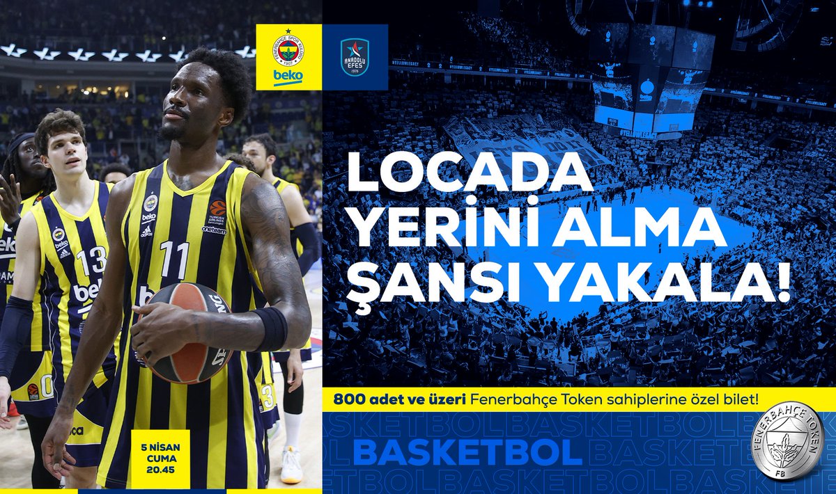 🏀 Fenerbahçe Beko 🆚 Anadolu Efes 🔥 $FB Token sahipleri locada yerini alıyor. ⏰ Yarın saat 11.00'de FBSK Super App'te aktif olacak faydaya katılmayı unutmayın. 🔗 onelink.to/fbsk-superapp ℹ️ Katılım için 800 ve üzeri $FB Token gereklidir.