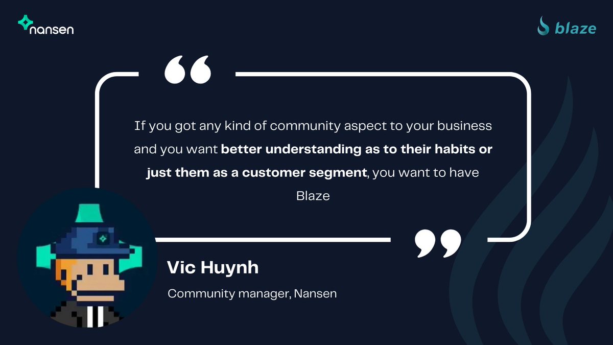 Not to brag but we just got recommended by the best in town for all things community!😤 Boost retention, save time & focus only on skyrocketing your web3 business like @nansen_ai📈 Checkout how they did it👉withblaze.app/case-studies/n…