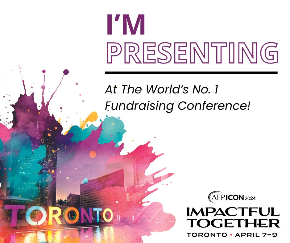#AFPICON here I come! Can't wait to see my NP friends and colleagues in Toronto! On Sunday I will be hanging out with my friends at <a href="/Auctria/">Auctria</a> (booth 1412) at 3:15pm chatting about FIXING YOUR FUNDRAISING EVENT REGISTRATION DISASTERS! #ImpactfulTogether