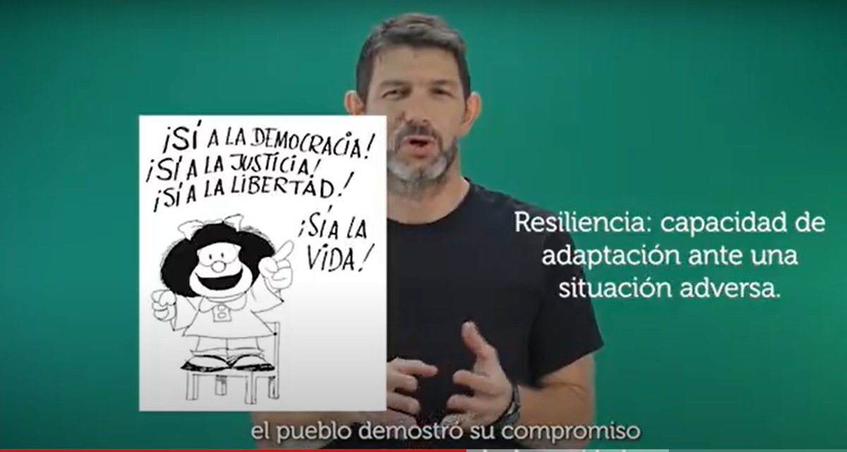 javierabrigo's tweet photo. Mafalda, democracia, resiliencia .. todo (y algo más) en un video de poco mas de 2:40 para Ciencia Política de 6to año. ¿Cómo hice? Entrá a https://t.co/ir4ypApcoJ y averigualo. @MinisterioEduc #Educaplay https://t.co/lFhKUsvnTz