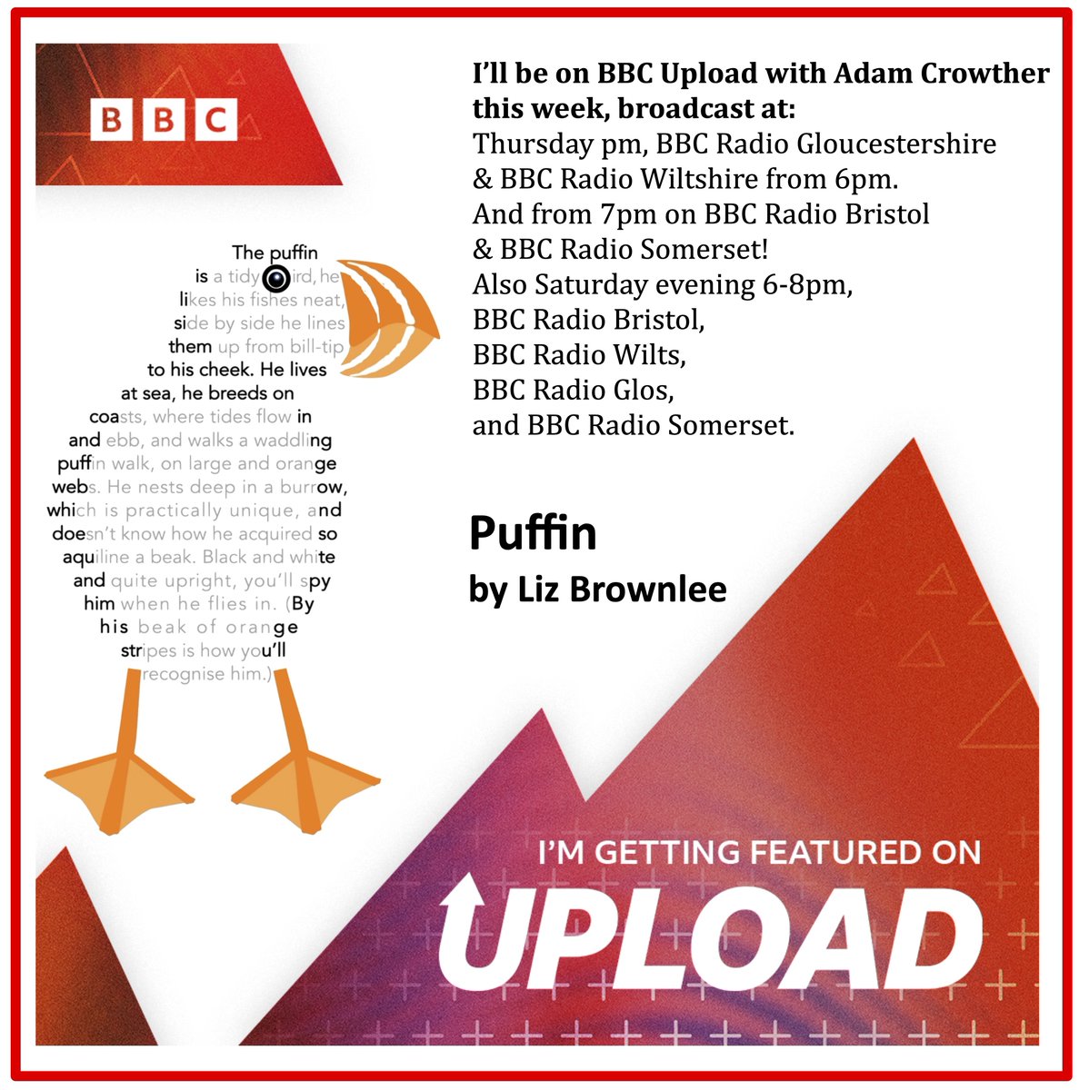 Hey! I'm on BBC Radio this week! @adam_crowther @BBCUpload