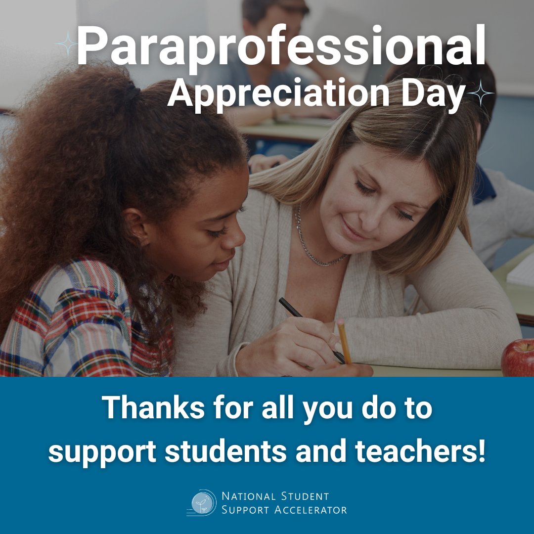 Happy Paraprofessional Appreciation Day to the MVPs who go above and beyond to support students and teachers! Thank you for all that you do, and for helping schools run smoothly in and out of the classroom. 💐 #ParaprofessionalDay #ParaprofessionalAppreciationDay