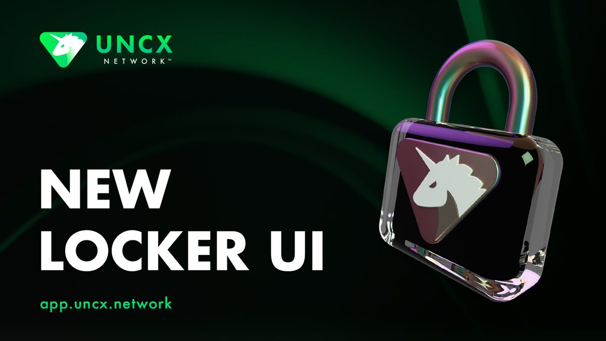 UNCX Lockers tweet media