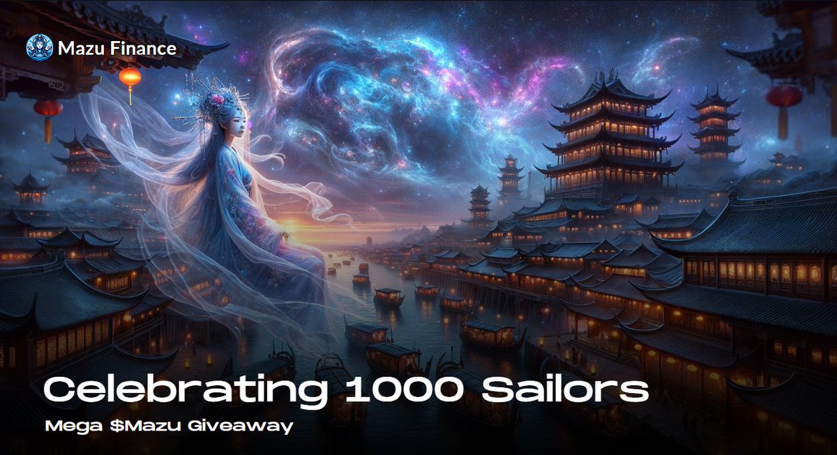 🚀 We've Crossed the 1K Horizon! 🌊 To mark this monumental journey, we're unleashing a MASSIVE GIVEAWAY with prizes worth over $1K! 🎁✨ Are you ready to earn some $MAZU? Dive in to find out how you can win big! 👇