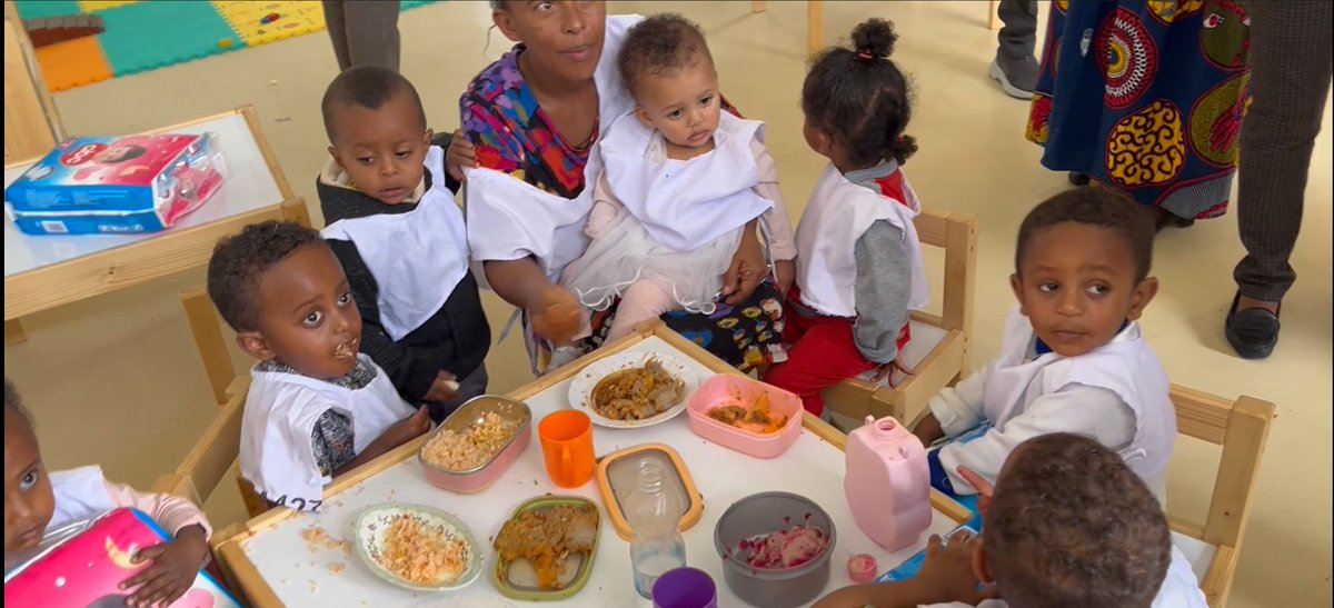 The <a href="/ILO/">International Labour Organization</a> 'Promoting Workers Right &amp; Gender Equality at Work in Africa' project today inaugurates the 2nd work place day care center at Ethio Impact Garment 

The facility was part of the initiative by the <a href="/ILO/">International Labour Organization</a>, <a href="/ethio_Industry/">Ethiopia Ministry of Industry</a> &amp; <a href="/Pf_Change/">PartnershipForChange</a> with financial support from <a href="/NorwayMFA/">Norway MFA</a>